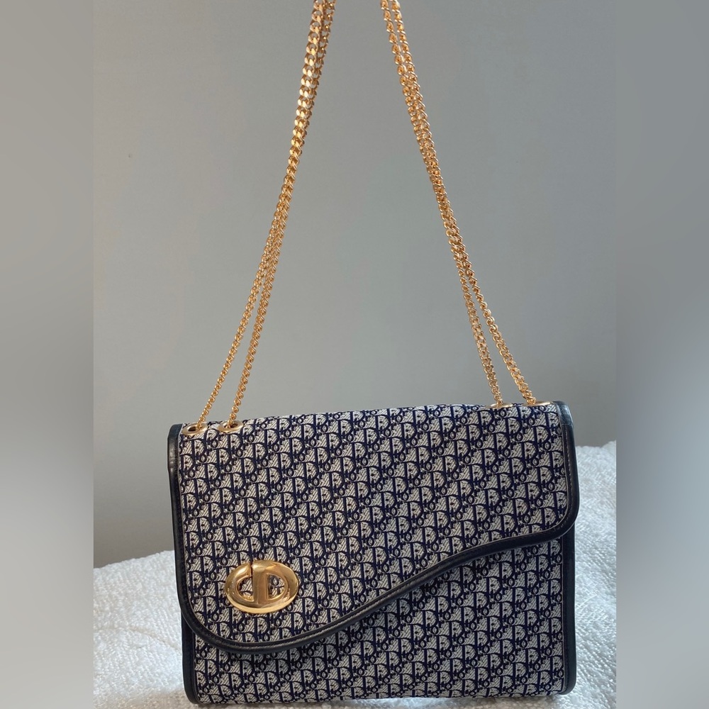 Christian Dior Vintage Saddle mini bag with gold hardware 💯Authentic